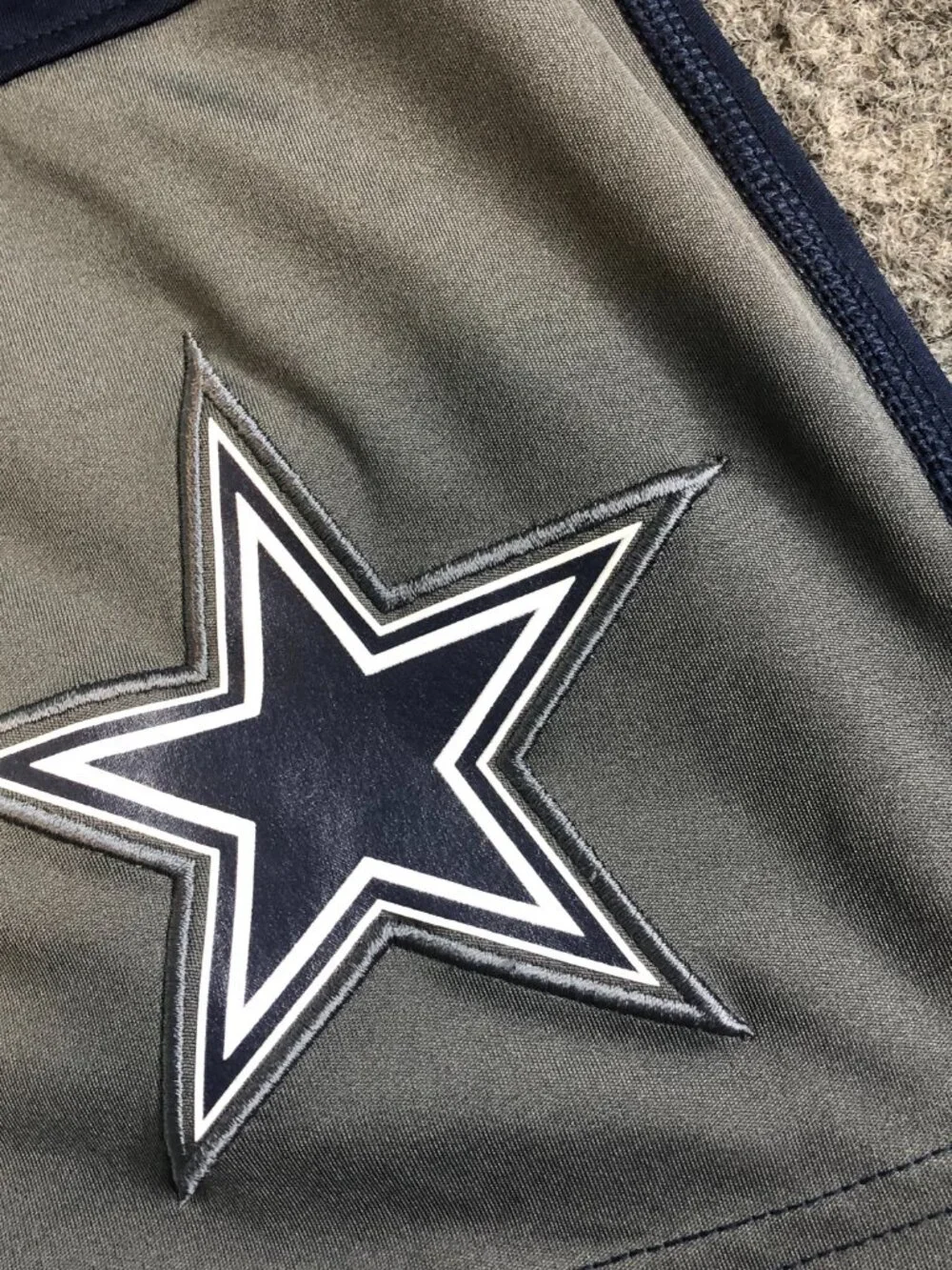 Nike Dallas Cowboys NFL On Field Athletic Shorts Mens Medium Blue Pockets